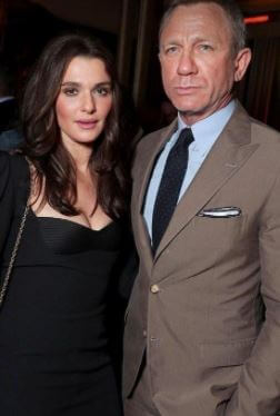 Lea Craig brother Daniel Craig and sister-in-law Rachel Weisz.